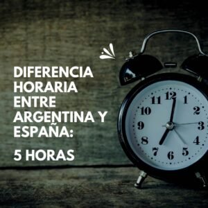 Diferencia horaria entre Argentina y España