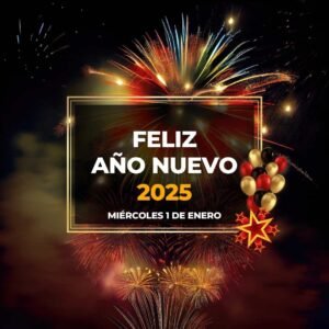Feliz Año Nuevo 2025 Día y Fecha