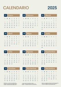 Calendario Laboral 2025